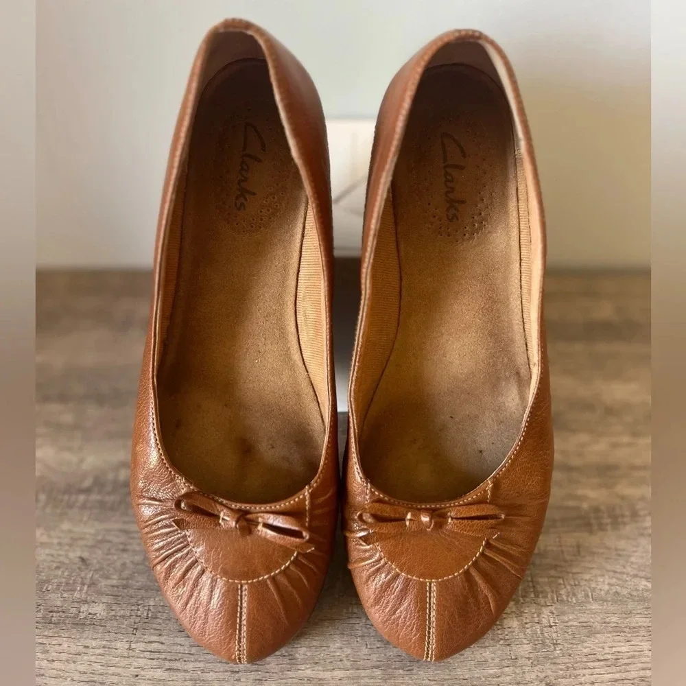 Clark’s Leather Flats